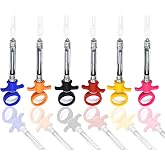 AAProTools Dental Syringe Self Aspirating 1.8ml Auto Passive Set of 6 Stainless Steel Dental Instrument (Mix Color Plastic)