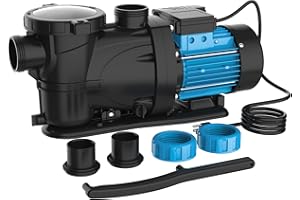 BOMGIE In/Above Ground Pool Pump High Flow Powerful Self Priming Pool Pump,3HP 7860 GPH 115V