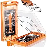 MRGLAS TOP 9H+ Glass 2+2 Packs for iPhone 17 Pro Screen Protector with Camera Lens Protector [Zero Bubble, Auto-Dust Removal] [10X Military Protection] 17 Pro 6.3'' Tempered Glass Full Edge Coverage