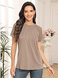 AUTOMET Womens Summer Tops Spring Shirts Trendy