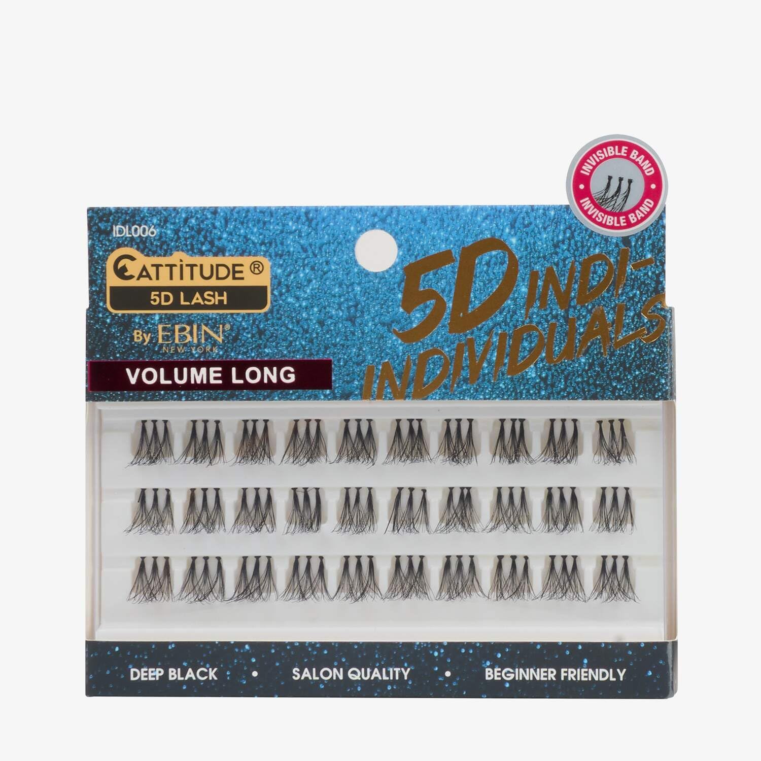 EBIN NEW YORK Cattitude 5D Indi-Individual Eye Lash - Volume Long