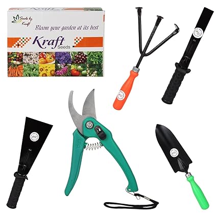 Kraft Seeds 5 in 1 Garden Tool Box