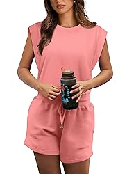 OFEEFAN Rompers for Women Cap Beach Vacation