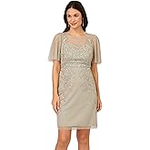 Adrianna Papell Women's Beaded Cocktail Dress
