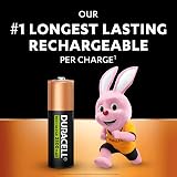 Duracell Rechargeable AA Batteries 2500 mAh NiMH Pack of 4 view 2