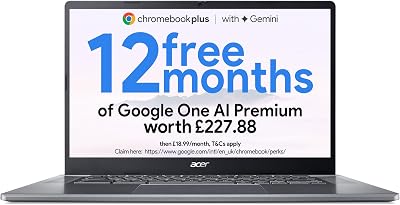 Acer Chromebook Plus 515 CB515-2H Laptop i5-1235U 8GB 256GB SSD 15.6 Full HD