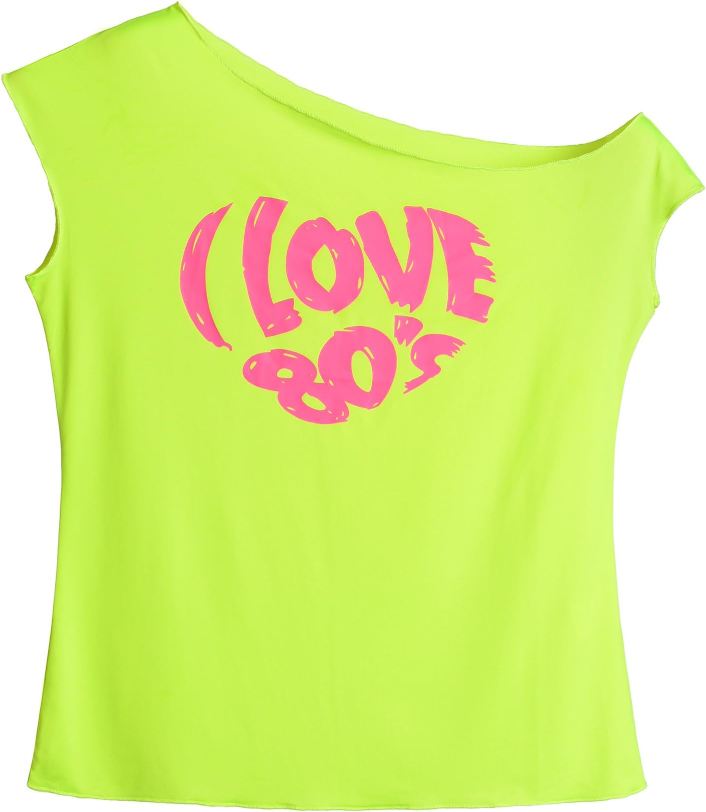 JustinCostumeWomen's 80's T Shirt 1980's Costume