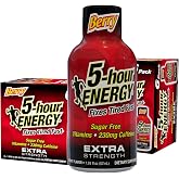 5-Hour Energy Extra Strength Shots, Berry Flavor, 12 Pack (1.93 fl oz)