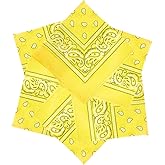 MDSTYLE 6 Pack 100% Cotton Bandanas 22” x 22" for Men & Women Paisley Handkerchief Headband Scarf Bandana