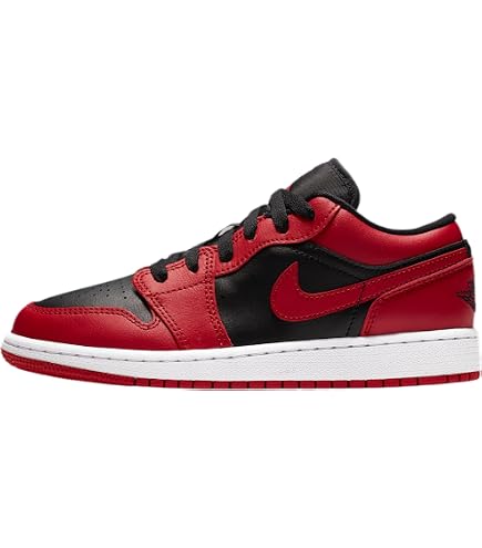 Amazon.com | Nike Air Jordan 1 Low Grade School White/Black