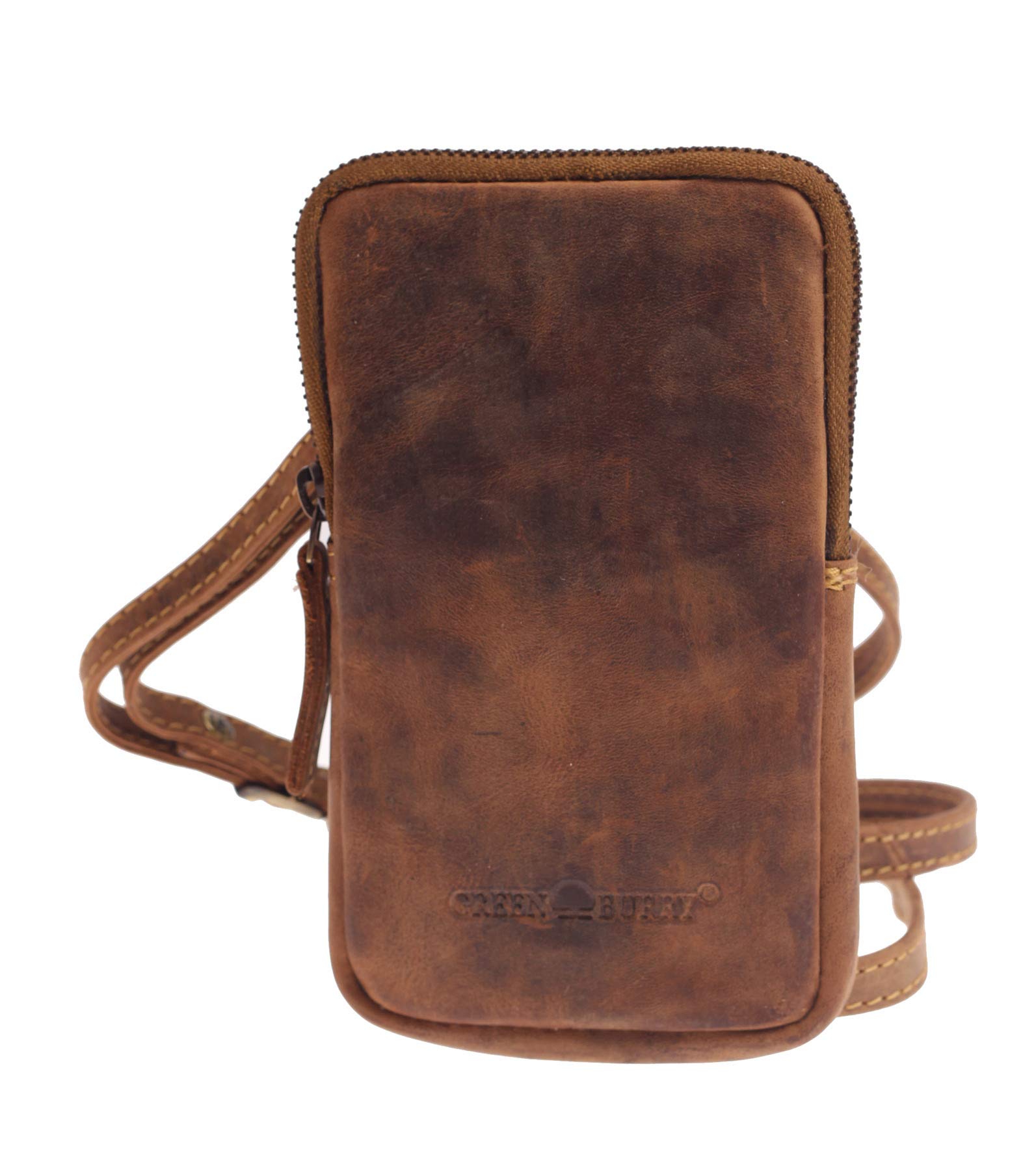 Green Burry Vintage Original Vintage Mobile Sling 1593, Phone Bag, brown, S, vintage