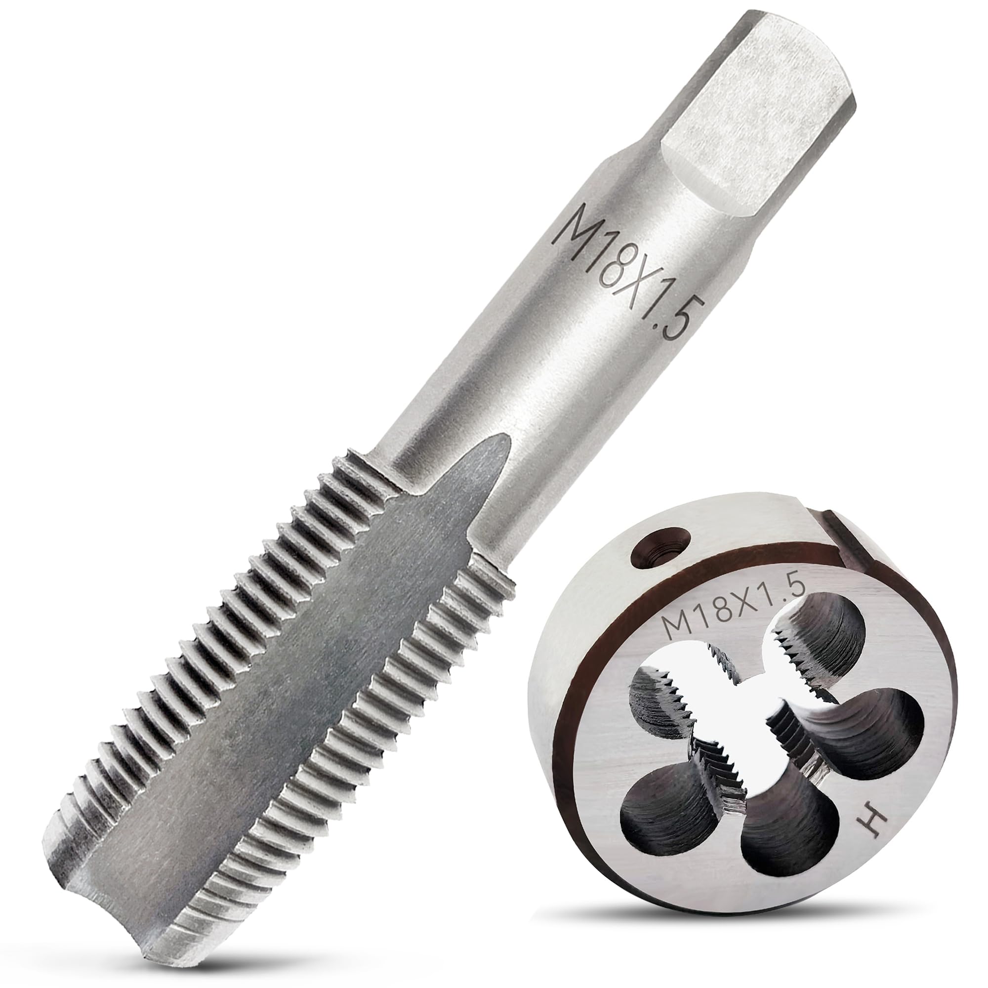 M18X1.5 Tap and Die Set, Metric Right Hand M18 x