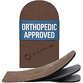 Adjustable Orthopedic Heel Lift Inserts - 3-Layer Rubber Shoe Insert for Heel Pain and Leg Length Discrepancies - Comfortable, Reusable & Hidden - Heel Cups/Pads for Men & Women