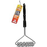Brushtech B407C Double Helix Bristle Free BBQ Brush, 16-Inch