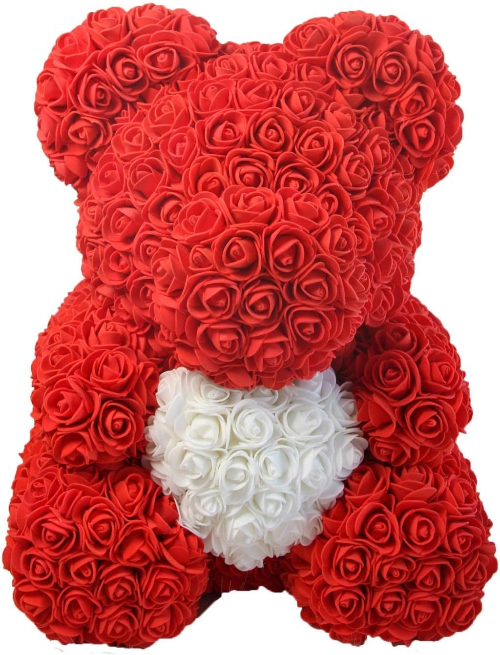 Rose Bear - Anniversary, Best, Perfect & Unique Gift Ideas for Lovers, Women, Men, Teen, Wife, Husband, Him, Her, Teen - 25cm
