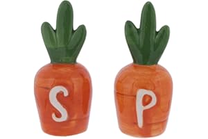 The Bridge Collection Carrot Themed Salt And Pepper Shaker Set – Garden Theme Spring Dining Decor – Easter Farmhouse Table Ac