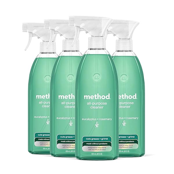 METHOD ALL-PURPOSE CLEANER SPRAY, EUCALYPTUS + ROSEMARY- CUTS...