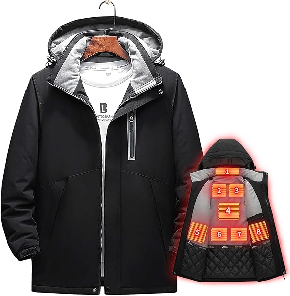 Amazon Gokei 電熱ジャケット 年最新 Usb 加熱 ジャケット 加熱服 電熱ベスト ヒートジャケット 冬 ヒーターベスト ヒーター 冬服 保温 防寒 秋冬用 メンズ ベスト 通販