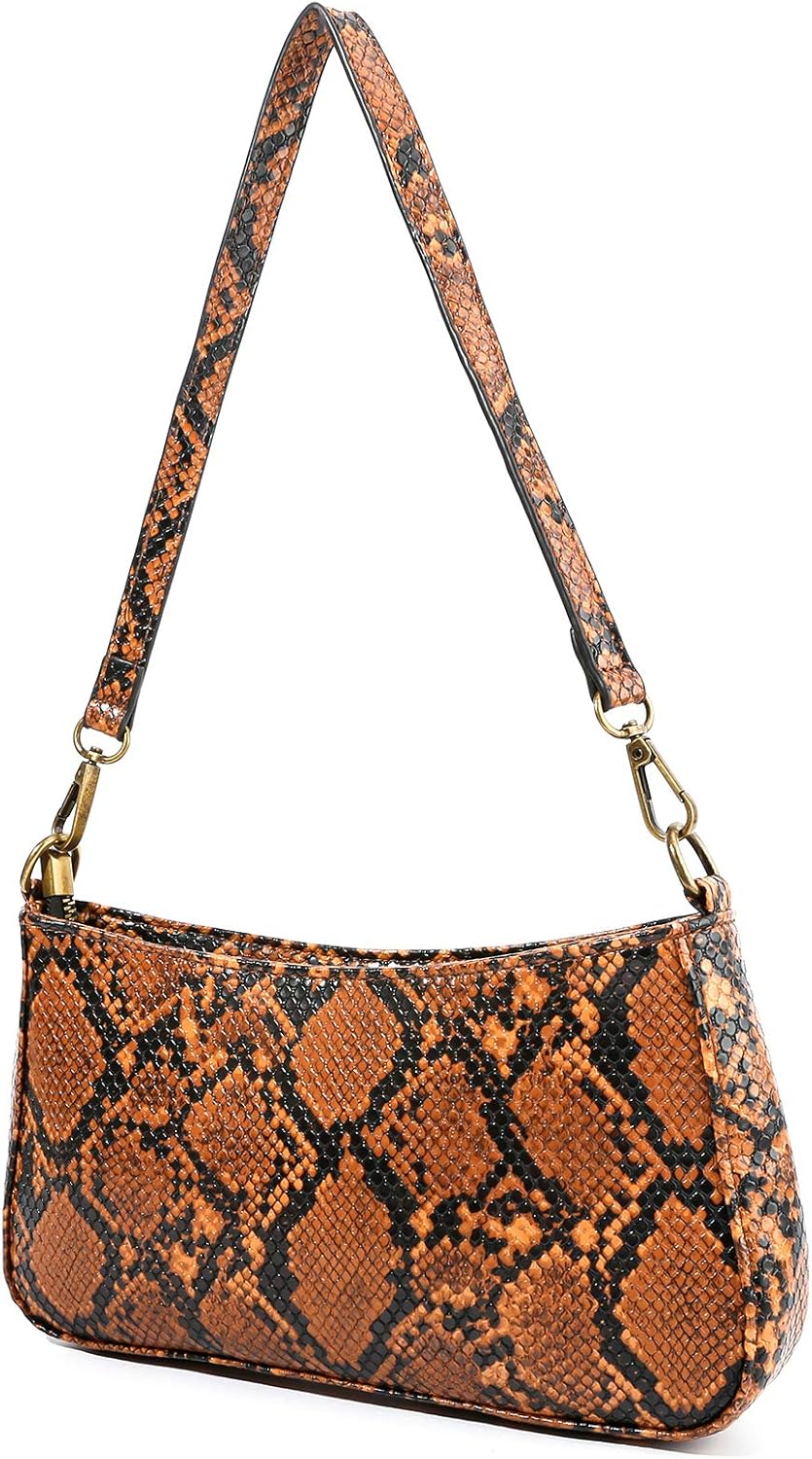 Retro Classic Shoulder Bag for Women Tote HandBag with Zipper