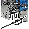 NACORE Sur Ron Dirt Bike Riser Handlebar Kit 31.8 7/8" Motorcycle Handlebar & Grips & Pad & Cross Bar For Sur Ron X/S, Sting, X160/260 Electric Dirt Bike, BLACK