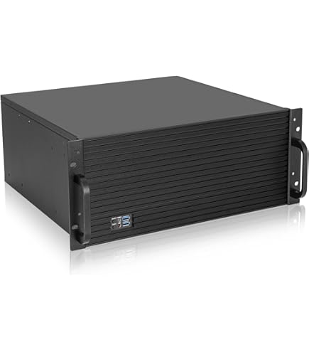 Amazon.com: 4U Server Case Rack Mount, 7X3.5 + 2X 5.25 HDD, 4U