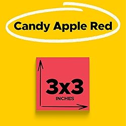 Post-it Super Sticky Notes, 5 Sticky Note Pads, 3 x