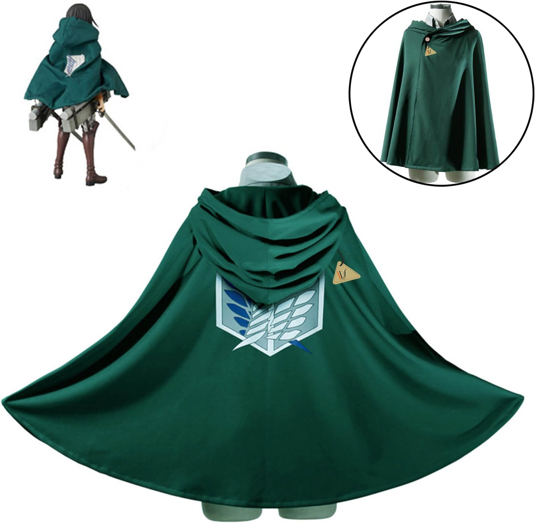 IDS Home Halloween Fashion Cloak Cape Hooded Cosplay Costume Clothes