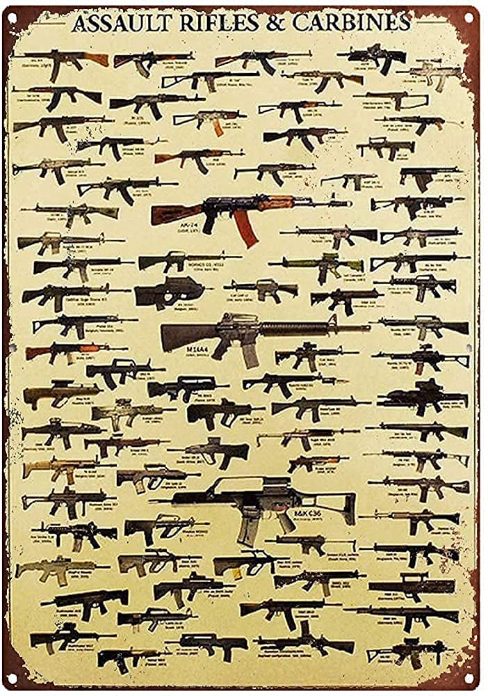 Photo 1 of ******Photo reference***** Jigsaw Puzzles Guns Wall Military Prints Types of for Adults and Families Wooden Puzzle Intellectual Educational Toys Training Decompression Games for Easter Hallowen Christmas Birthday 500PCS