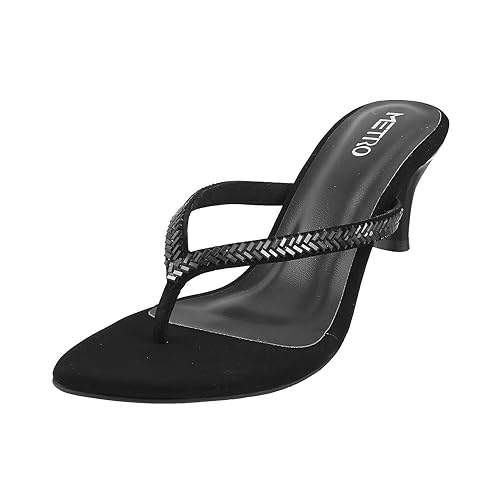 metro black heels