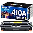 GPC Image Compatible Toner Cartridge Replacement for HP 410A CF412A Compatible with Laserjet Pro MFP M477fdw M477fdn M477fnw Pro M452dn M452nw M452dw Printer Toner (1 Yellow)