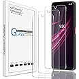 Orzero (3 Pack) Tempered Glass Screen Protector Compatible for T-Mobile REVVL V+ 5G (T-Mobile REVVL V Plus 5G), Protector De Pantalla 9 Hardness High Definition Bubble Free Anti-Scratch