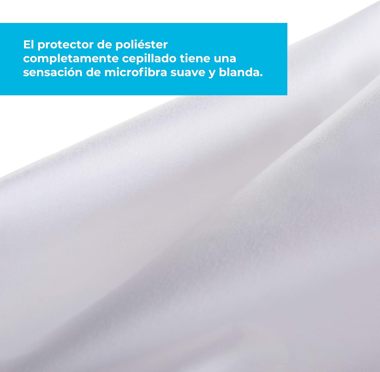 LINENSPA Premium Smooth Fabric Mattress Protector-100% Waterproof-Hypoallergenic-Vinyl Free Protector, Queen, White: Home & Kitchen