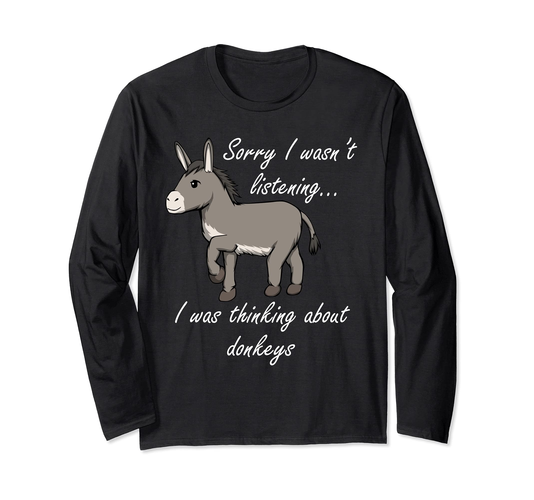 Baby Donkey Quote Ironic Mule Long Sleeve T-Shirt