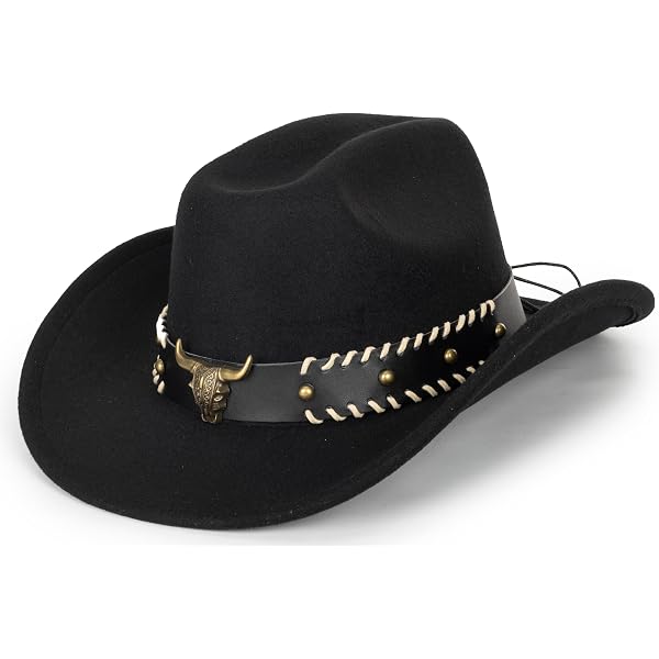 Bullhide Cowgirl Western Denim Cowboy Hat with Studded Details Bullhide Cowgirl Western Denim Cowboy Hat with Studded Details main image 3