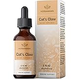 Cats Claw Tincture - Organic Cat’s Claw Herb Drops - Uncaria Tomentosa Bark Liquid Extract - Alcohol-Free - Vegan Supplement 