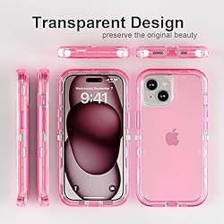 Follaroma for iPhone 15 Plus Case, Heavy Duty