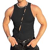 Men Fashion Tank Top Summer Streetwear Sexy Sleeveless T Shirts Vintage Tee Vest