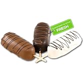 US Sweets Chocolate Dipped Twinkies - Twinkies Dipped in Decadent Milk, Dark, &amp; White Chocolate | Gourmet Candy Treat | Delicious Gift | Handmade in Small Batches | Guaranteed to Arrive Fresh
