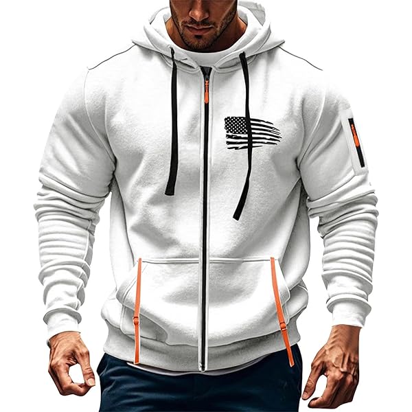 Cómoda Invierno Sudadera Hatant Hombre - Gran Tamaño, Forro Polar, Bolsillos Sudadera Capucha Talla Grande