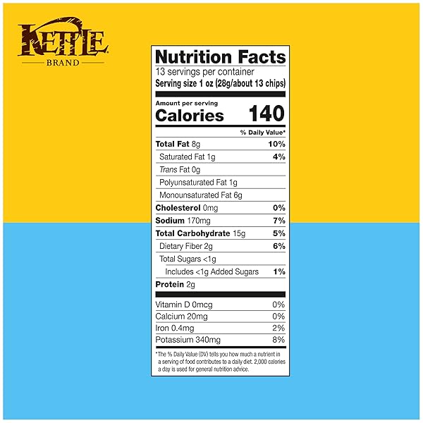 KETTLE BRAND POTATO CHIPS, FARMSTAND RANCH KETTLE CHIPS, PARTY SIZE, 13 OZ