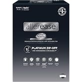 AllerEase Platinum Zip-Off Top Waterproof Mattress Protector Queen | Allergy protection; removable zip-off top for easy washing; temperature balancing; plush comfort; hot-water washable