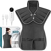 Valentines Day Gifts for Her Him Women Men Mom Dad, Heating Pad for Neck and Shoulders and Back, 2.7lb Weighted Heating Pads for Back Pain and Cramps, Heated Pad w/6 Heat Settings, 4 Auto-Off, 22"x37"