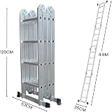 Samuel ALEXANDER Folding Ladder 4.6m 11-in-1 Aluminium Work Bench EN131 view 2