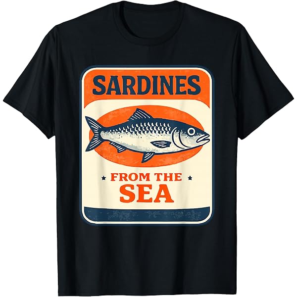 Amazon.com: Cute Tinned Fish Tinned Sardines Fish Lover Vintage