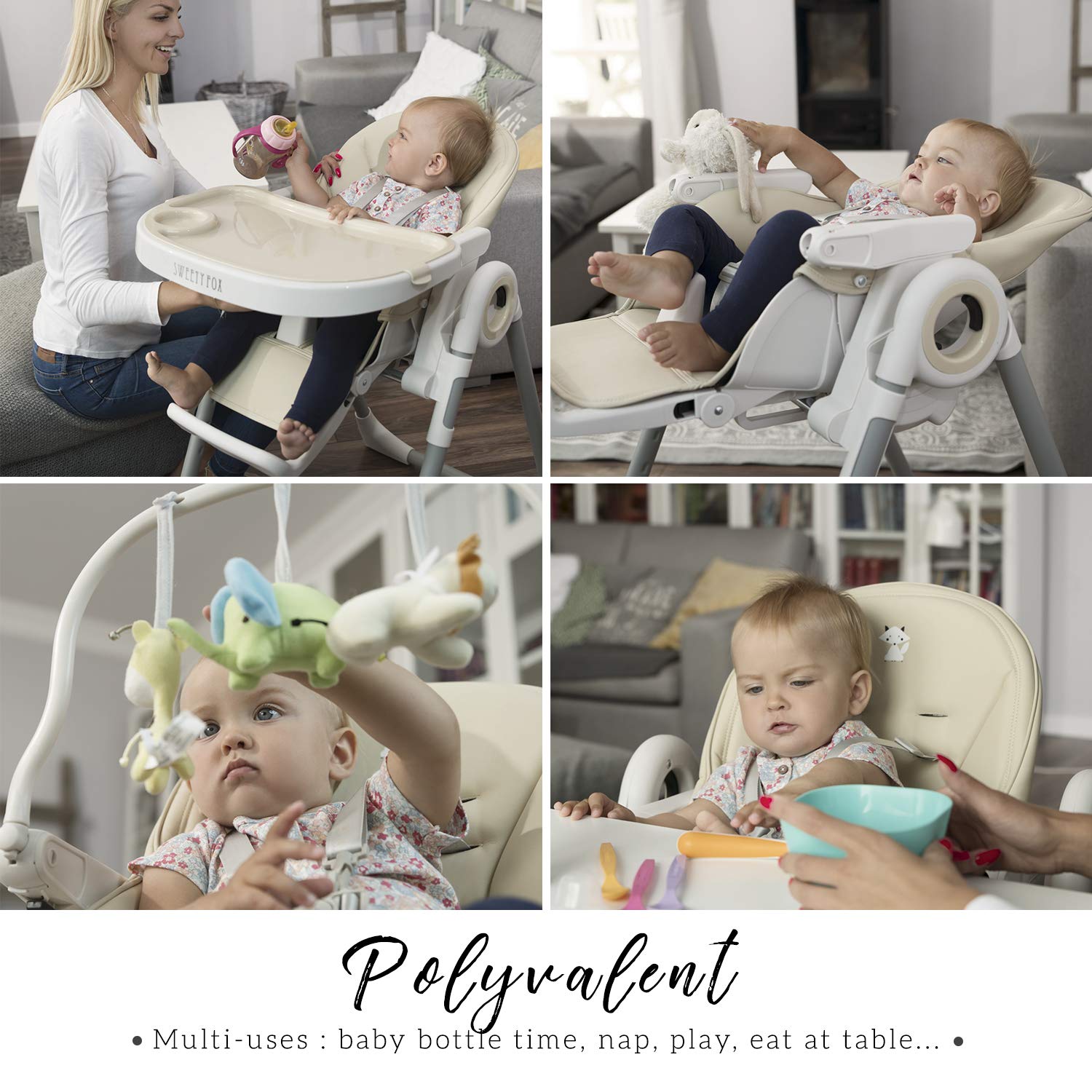 baby high chair with removable tray