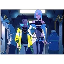 Amazon.com: Displate Official Cyberpunk Edgerunners Metal Poster