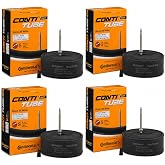 Continental Race 28 700x25-32c Bicycle Inner Tube Bundle - 60mm Presta Valve - 4 Pack w/ Conti Sticker