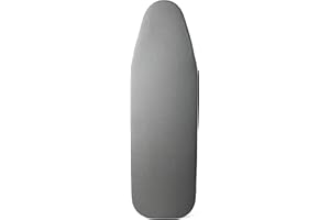 TIVIT Italian Premium Ironing Board Cover made for IKEA Ironing Board “RUTER” - Metallic Heat Reflective Cover & Pad, Pull Bungee Fit System with 3 Connecting Straps - Board Size 13 1/4” x 42 1/2” - Gray