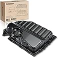 A-Premium Lower Engine Oil Pan Sump with Drain Plug Compatible with Volkswagen Jetta, Passat, Passat CC, Golf, Tiguan, Beetle, CC, Eos & Audi A3, A3 Quattro, Q3, Q3 Quattro, TT, TT Quattro, 1.8L 2.0L