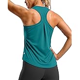 G Gradual Women's Workout Tank Tops Racerback Athletic Yoga Tops Loose Fit Sleeveless Running Gym Sports Shirts for Women